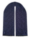Roberto Cavalli ESZ029 03000 Violet Wool Blend Leopard Print Mens Scarf