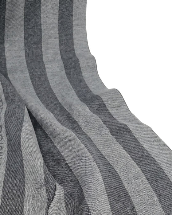 Roberto Cavalli Light Grey Wool Scarf