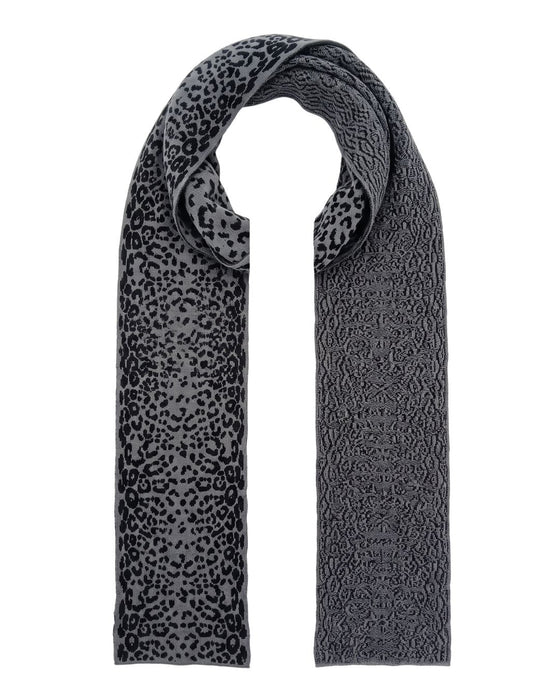 Roberto Cavalli Grey Wool Scarf