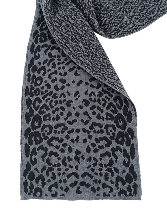 Roberto Cavalli Grey Wool Scarf