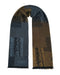 Roberto Cavalli Green Wool Blend Cheetah Print Scarf