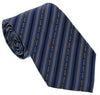 Roberto Cavalli  SkyBlue Regimental Stripe Herringbone Tie