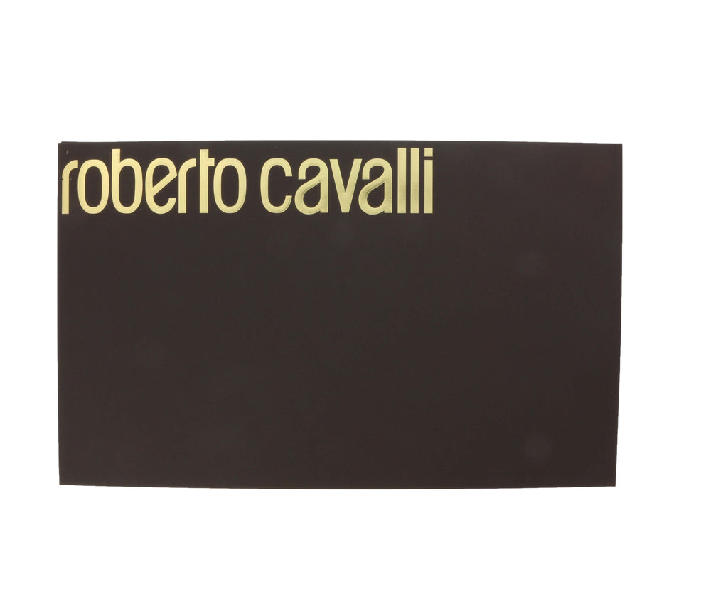Roberto Cavalli ESZ056 03000 Purple Wool Blend Leopard Print Mens Scarf