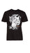 Cavalli Class Black Tiger Head Signature Fashion T-Shirt -