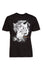 Cavalli Class Black Tiger Head Signature Fashion T-Shirt -