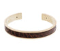 Stamerra PICCOLO CROCCO MR Dark Brown Genuine Crocodile Bracelet