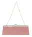 Scheilan  Rose Fabric Weave Clutch/Shoulder Bag