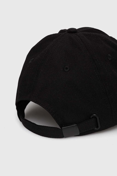 Versace Jeans Couture Black Logo Patch Baseball Cap – Cotton Hat-One Size