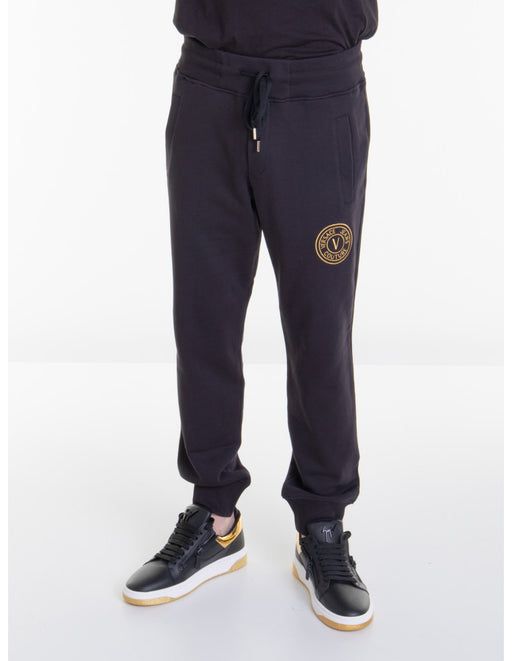 Versace Jeans Couture Black Medallion Logo Joggers