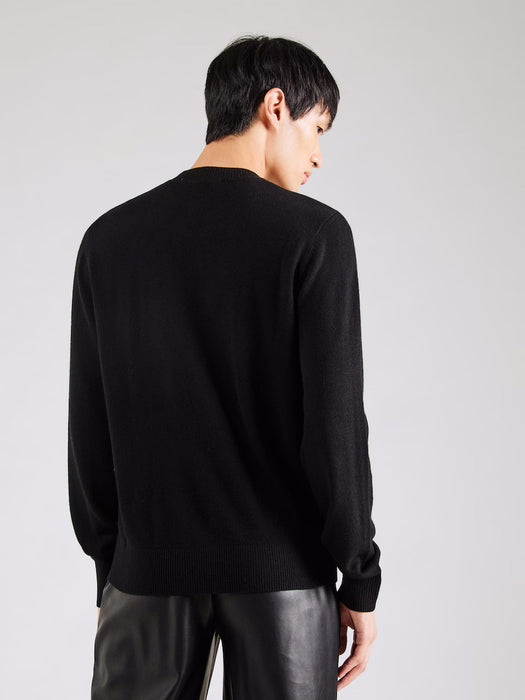 Versace Jeans Couture Black Logo Sweater –  Statement Knitwear