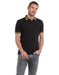 Versace Jeans Couture Black Polo with Baroque Collar – Luxe Details-L