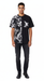 Versace Jeans Couture Black & White Baroque Split Graphic T-Shirt-L