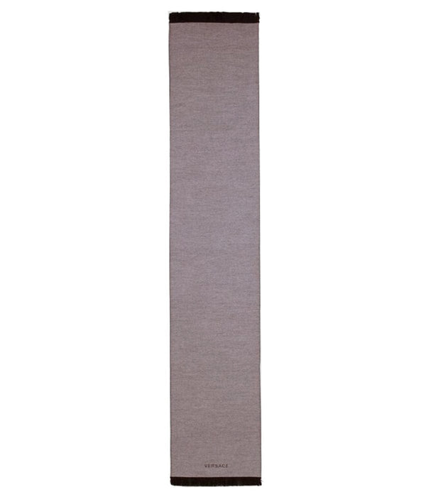 Versace IT00635 GRIGIO Light Grey 100% Wool Mens Scarf