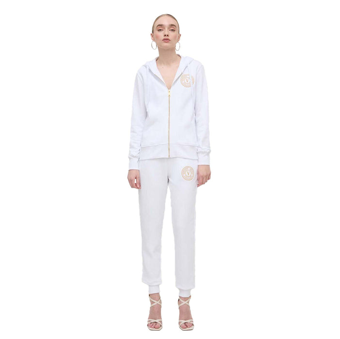 Versace Jeans Couture White Logo Joggers – Minimal Meets Iconic-