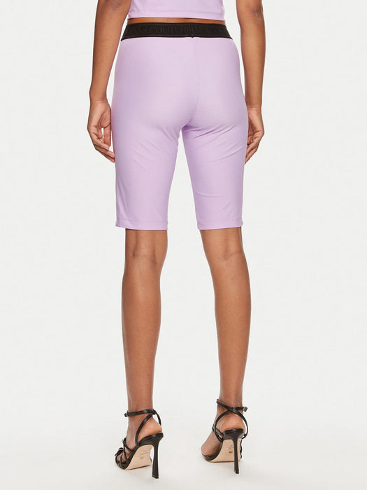 Versace Jeans Couture Cycling Shorts - Lavender Luxury Athleisure-