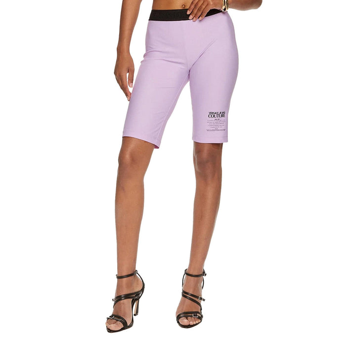 Versace Jeans Couture Cycling Shorts - Lavender Luxury Athleisure-