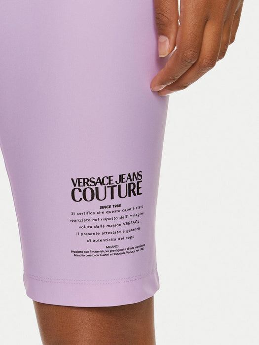 Versace Jeans Couture Cycling Shorts - Lavender Luxury Athleisure-