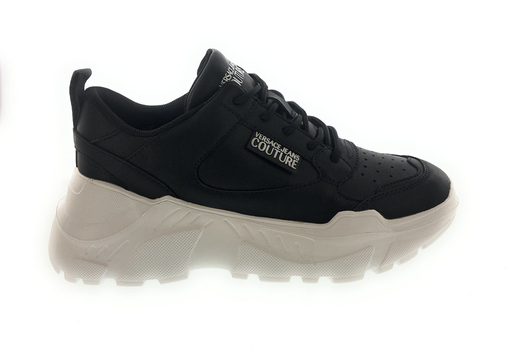 Versace Jeans Couture Womens Monochrome Chunky Sole  Sneakers