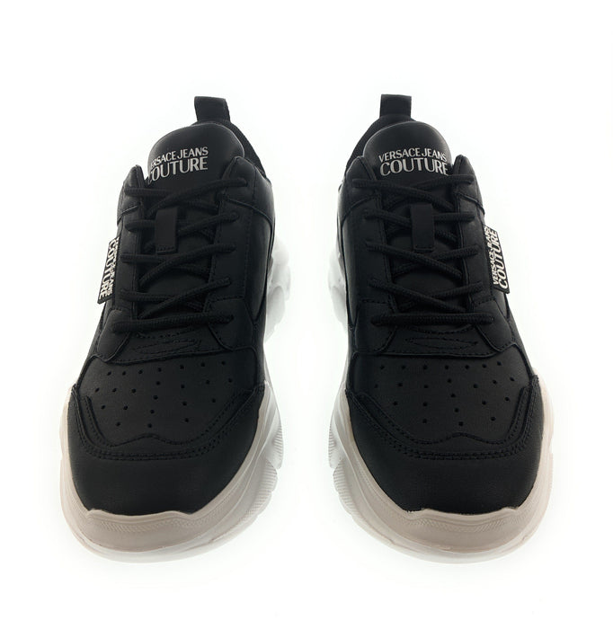 Versace Jeans Couture Womens Monochrome Chunky Sole  Sneakers