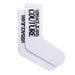 Versace Jeans Couture Vertical Logo White Socks-43-46