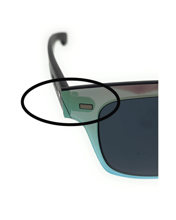 Defective: McQ MQ0008S-005 Clear Rectangle Sunglasses