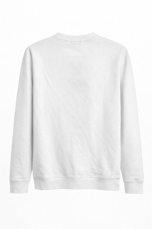 Cavalli Class White Signature Logo Screen Printed Womens Sweatshirt-M