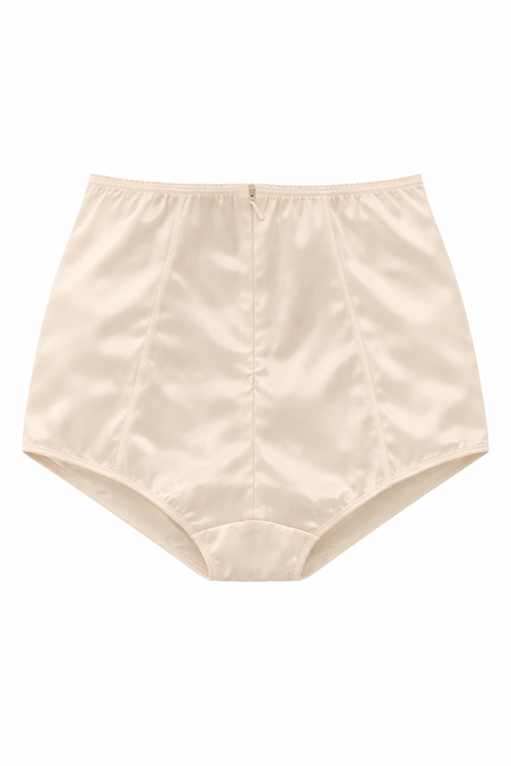 Dolce & Gabbana High-Waisted Soft White Satin Briefs
