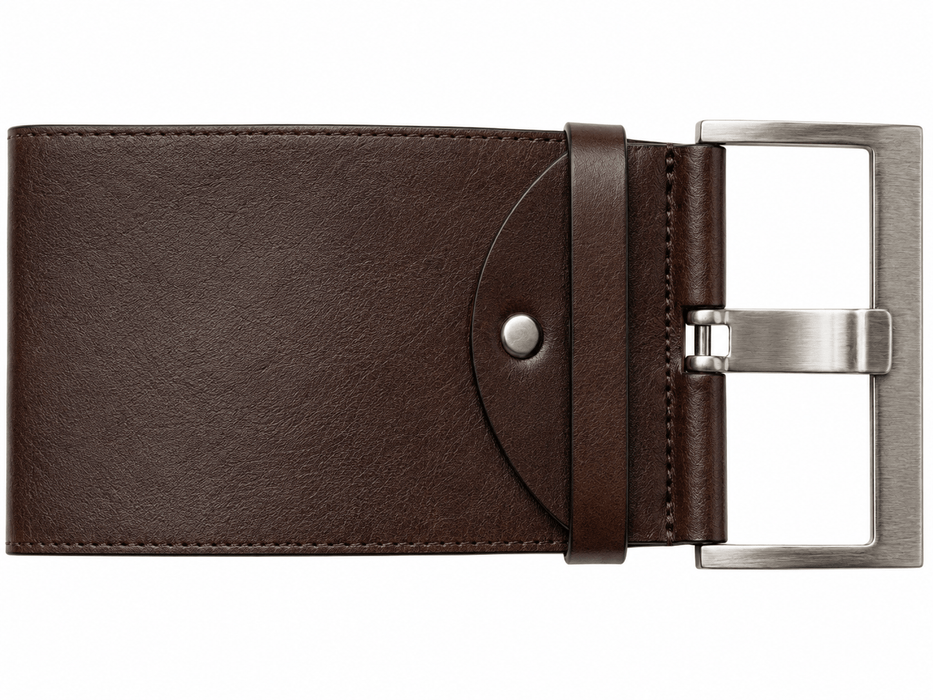 Renato Balestra Torino Brown Adjustable 3in Wide Womens Belt-32