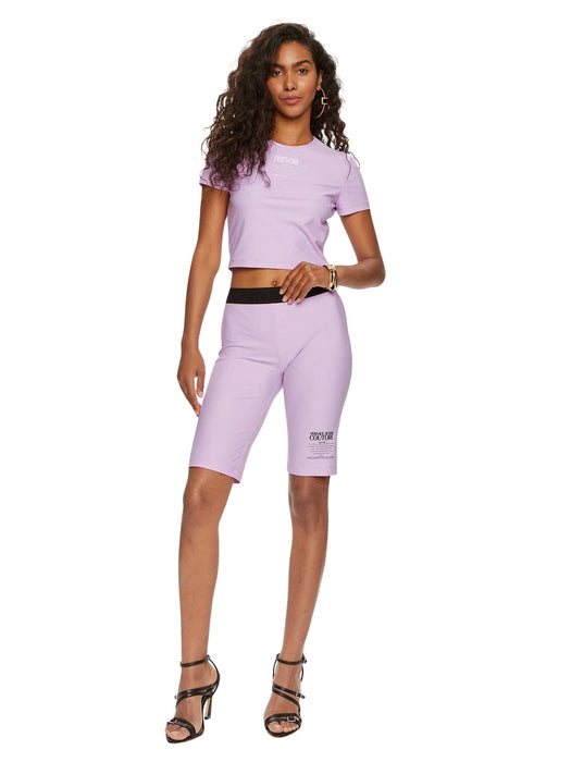 Versace Jeans Couture Cycling Shorts - Lavender Luxury Athleisure-