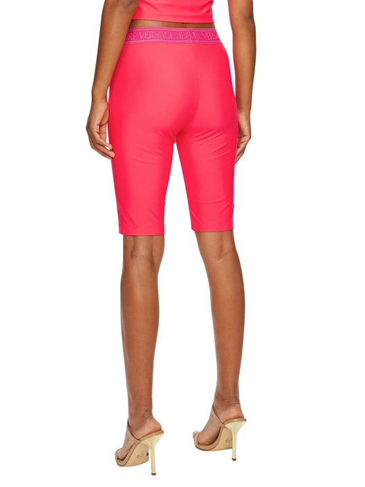 Versace Jeans Couture Hot Pink Cycling Shorts - Bold Designer Athleisure-