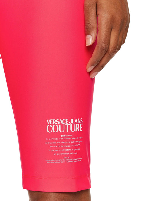 Versace Jeans Couture Hot Pink Cycling Shorts - Bold Designer Athleisure-