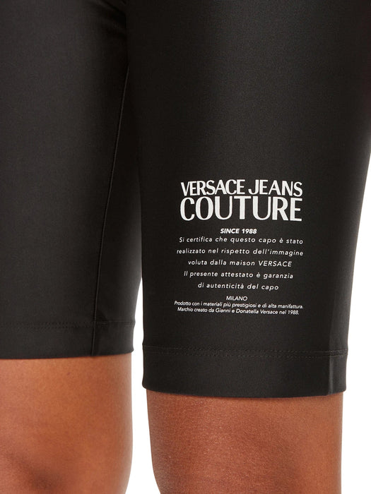 Versace Jeans Couture Black Cycling Shorts - Sleek Luxury Performance-
