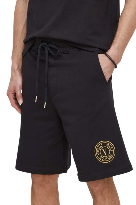 Versace Jeans Couture Black Crest Logo Shorts – Street-Luxe