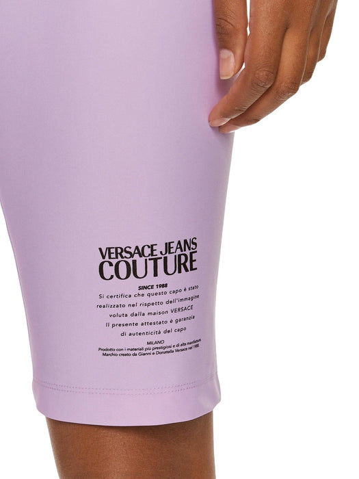 Versace Jeans Couture Cycling Shorts - Lavender Luxury Athleisure-