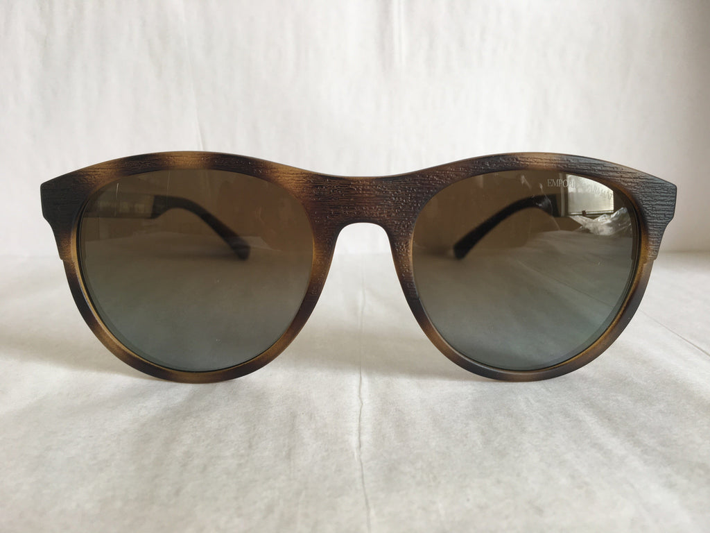 Emporio Armani  Havana/Silver Round Sunglasses