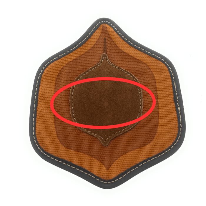 Defective Miu Miu Leather Geometric Brooch Pin