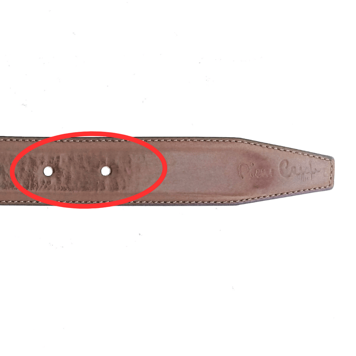 Defective Pierre Cardin Brown Signature Adjustable Belt-40