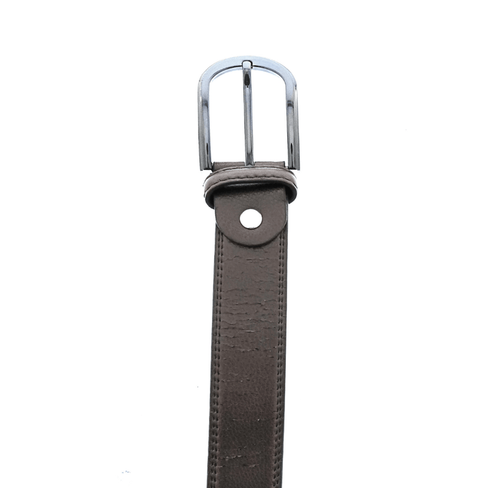 Defective Pierre Cardin Brown Round Buckle Mens Adjustable Belt-50