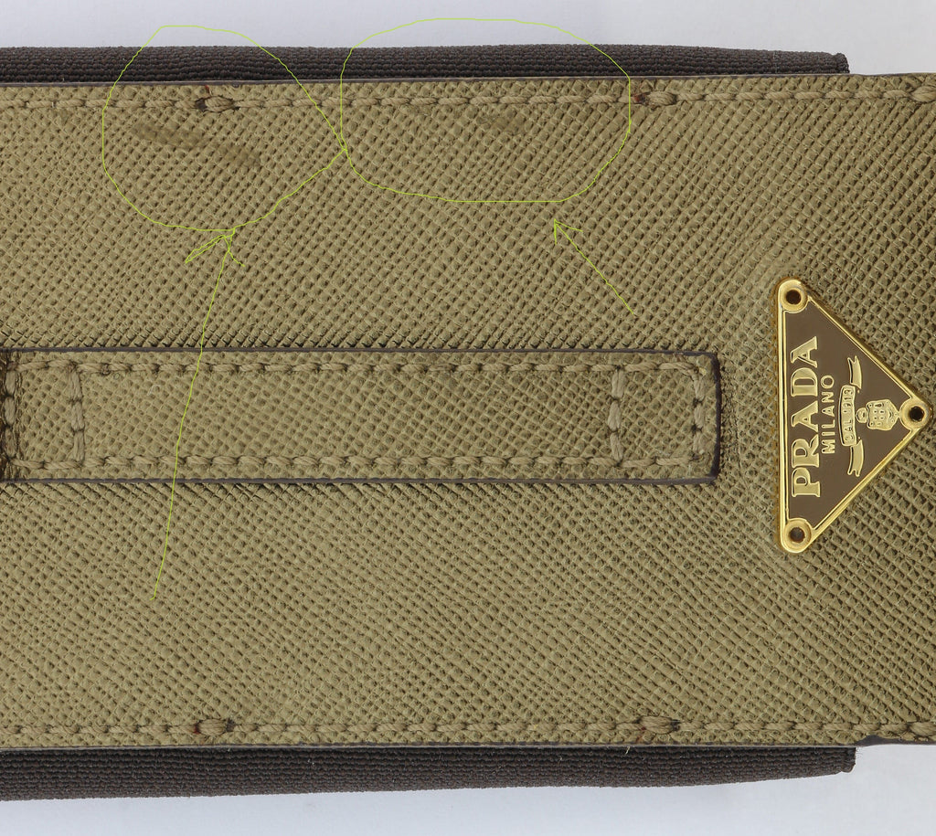 Prada Beige Leather Handbag Accessory