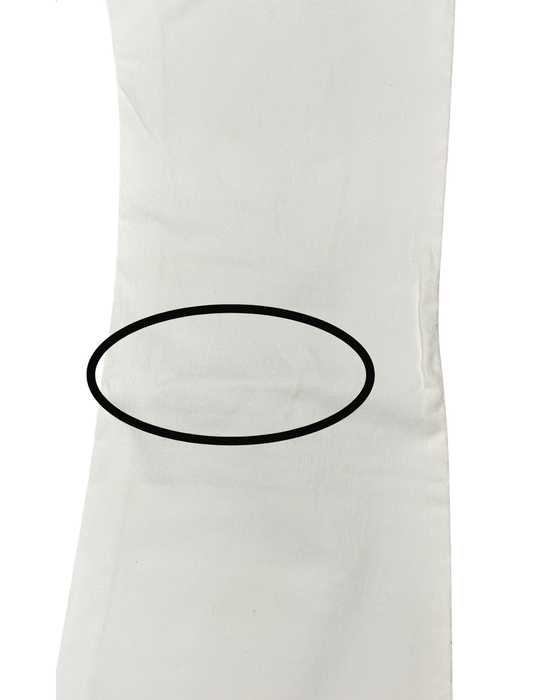 Defective Roberto Cavalli White Flare Denim Jeans-IT 42