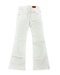 Defective Roberto Cavalli White Flare Denim Jeans-IT 42