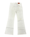 Defective Roberto Cavalli White Flare Denim Jeans-IT 44