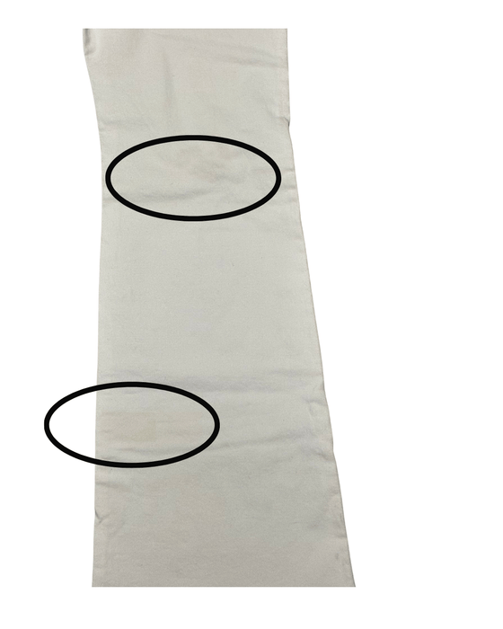 Defective Roberto Cavalli White Flare Denim Jeans-IT 48