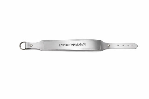 Emporio Armani Silver Rubber Fashion Ankle Strap