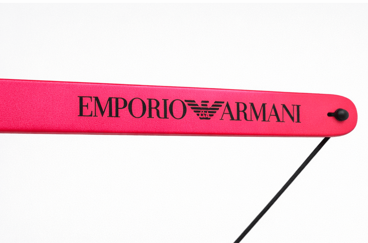 Emporio Armani Hot Pink Rubber Eyewear Strap