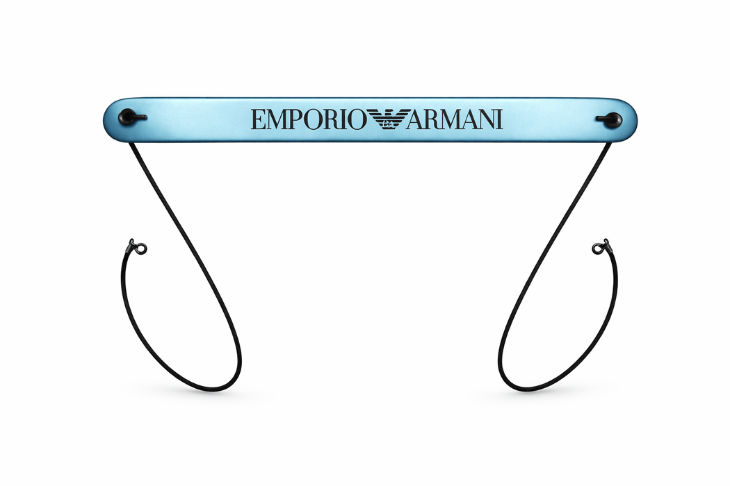Emporio Armani Blue Rubber Eyewear Strap