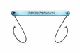 Emporio Armani Blue Rubber Eyewear Strap