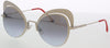 FENDI  White Butterfly Sunglasses