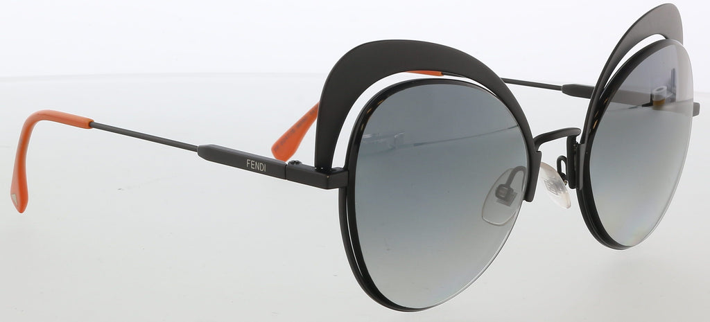 FENDI 0247/S 9O 0807 Black Butterfly Sunglasses