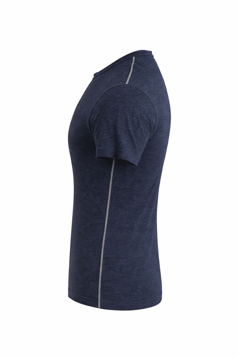 Gianfranco Ferre  Navy Blue and Grey Lightweight Cotton Blend Mens T-Shirt-S